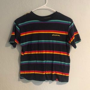 Navy/Rainbow dickies tee!